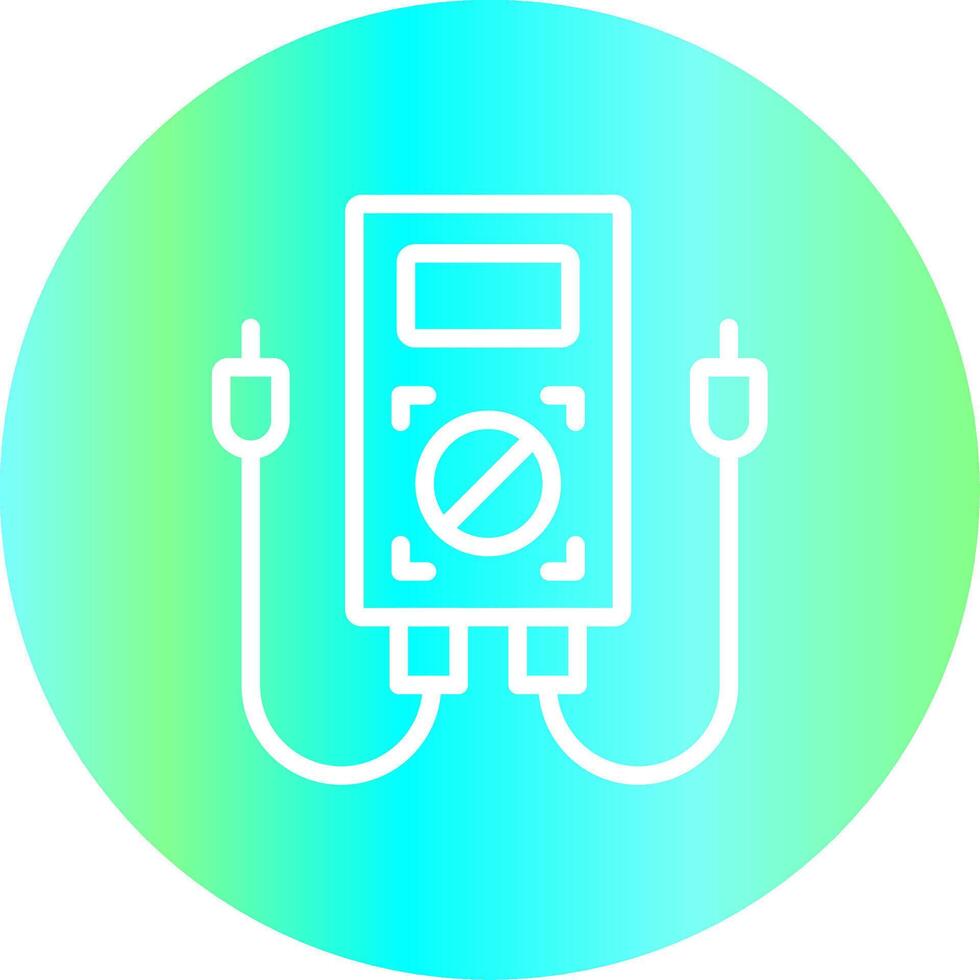 Multimeter Creative Icon Design vector