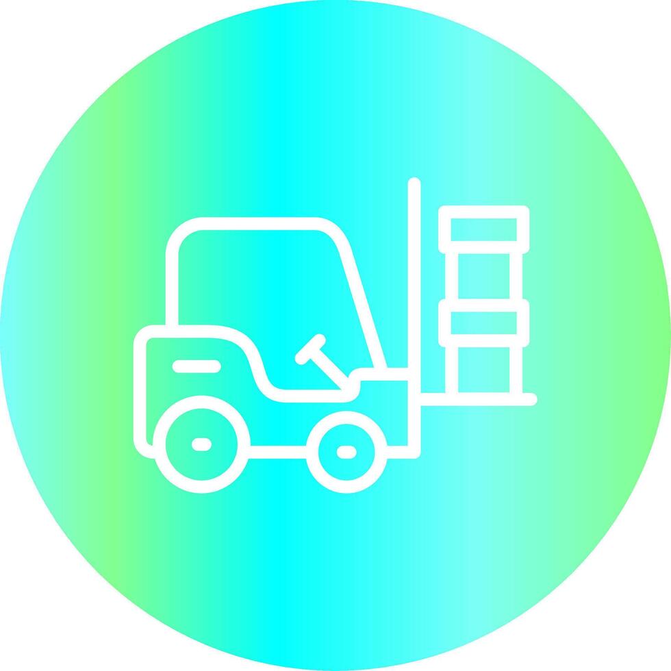 Forklift Creative Icon Design vector