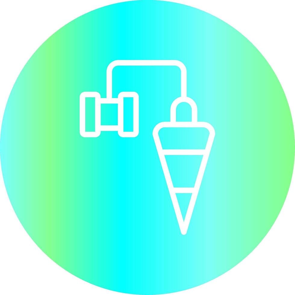 Plumb Bob Creative Icon Design vector