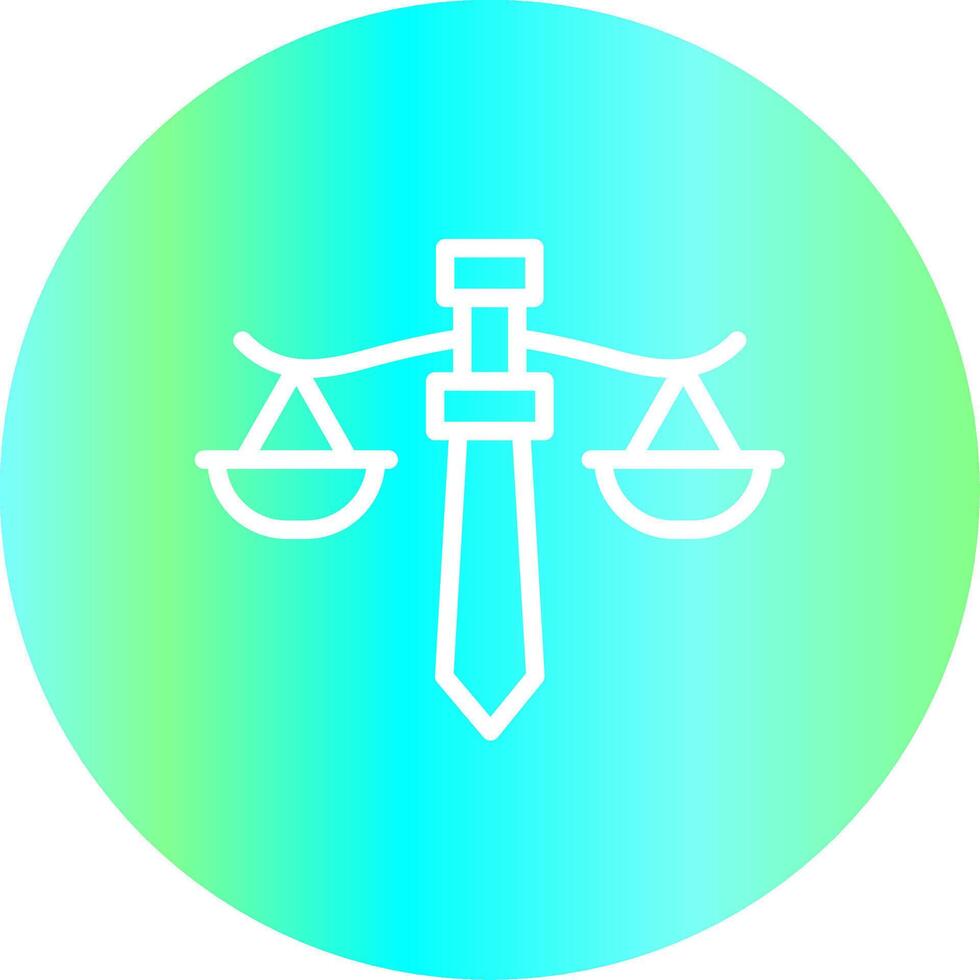 Justice Creative Icon Design vector