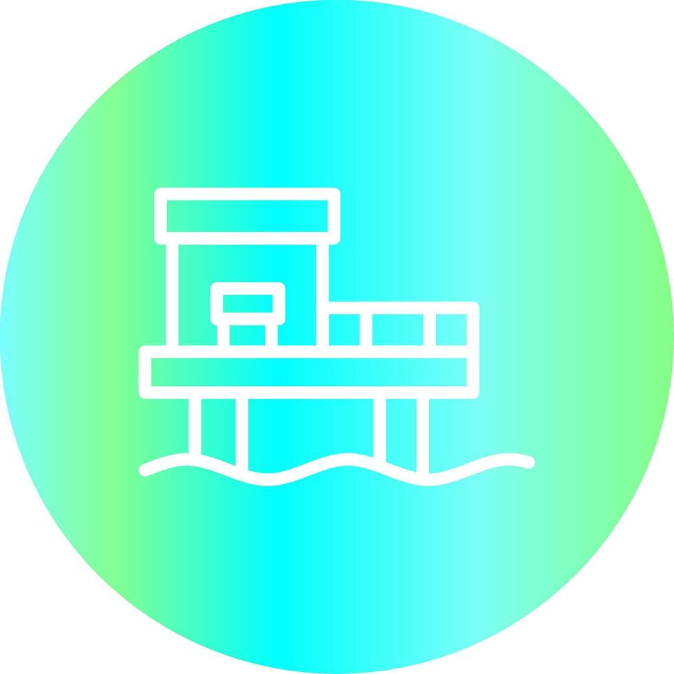 Dock Creative Icon Design vector