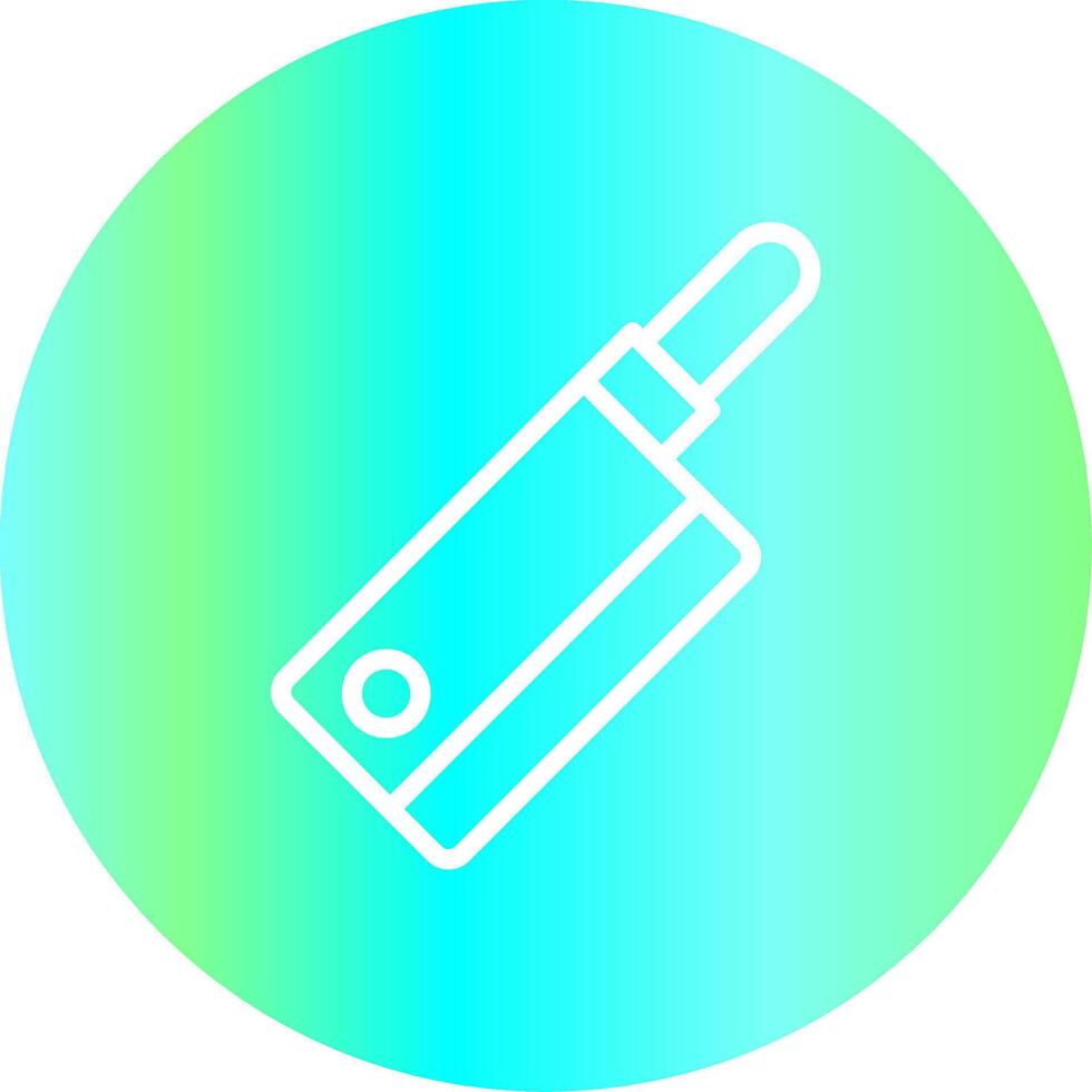 diseño de icono creativo de cuchillo vector