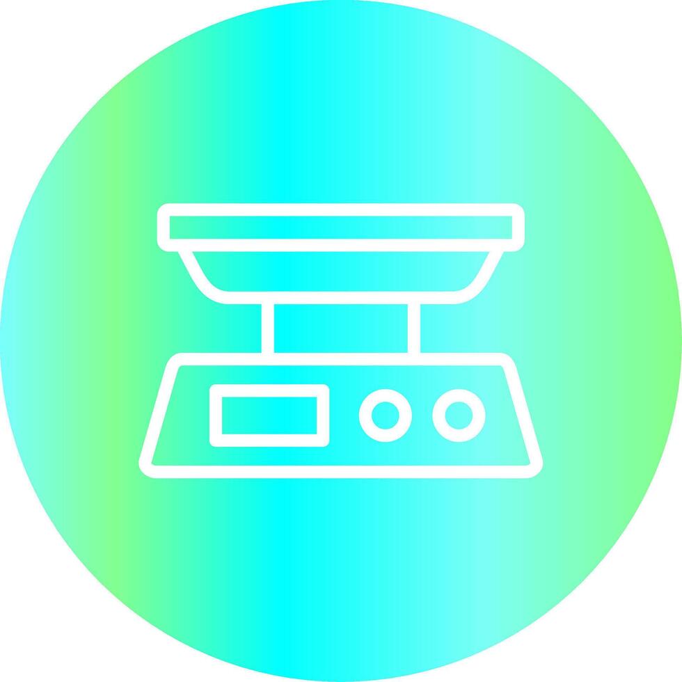 Food Scale Creative Icon Design vector