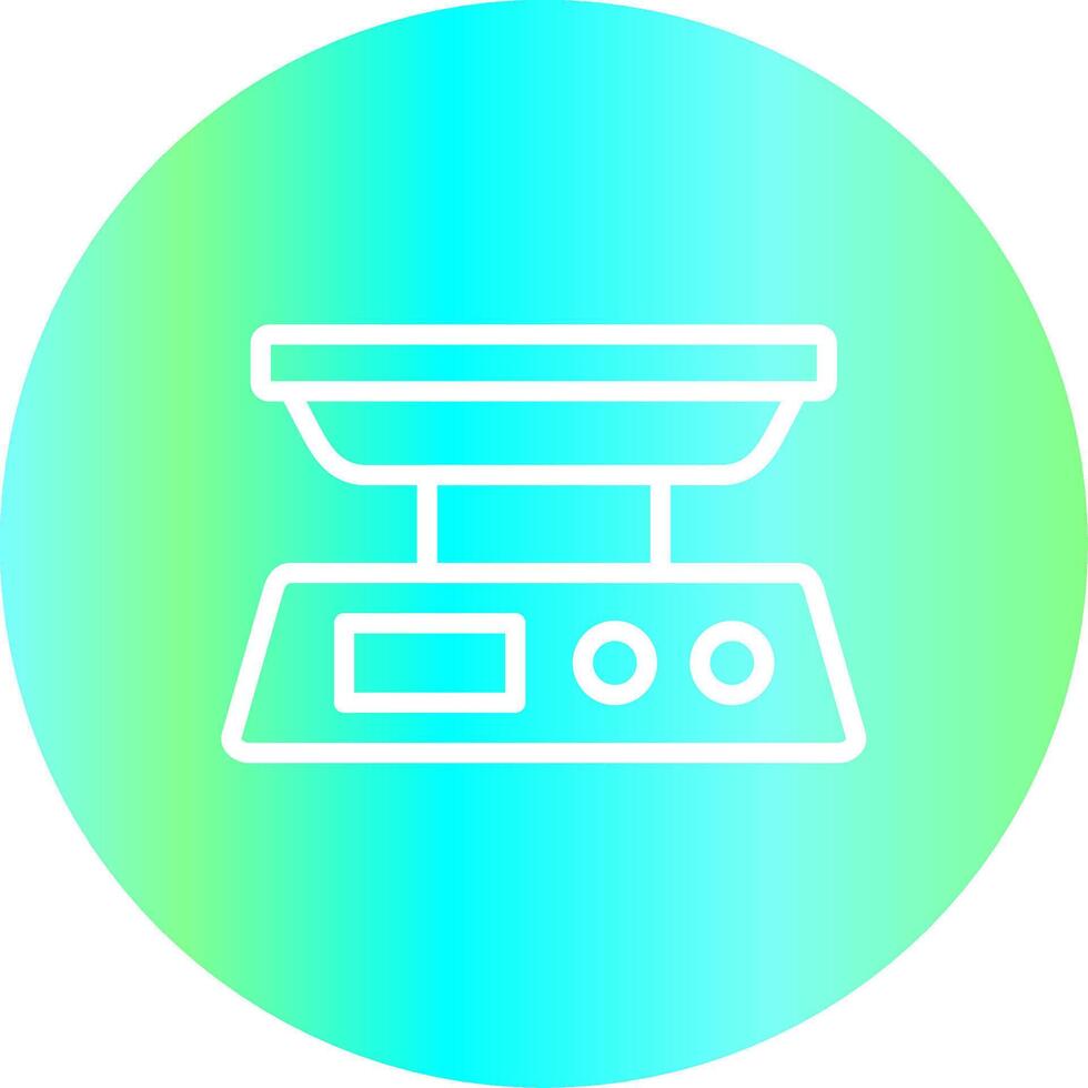 diseño de icono creativo de escala de alimentos vector