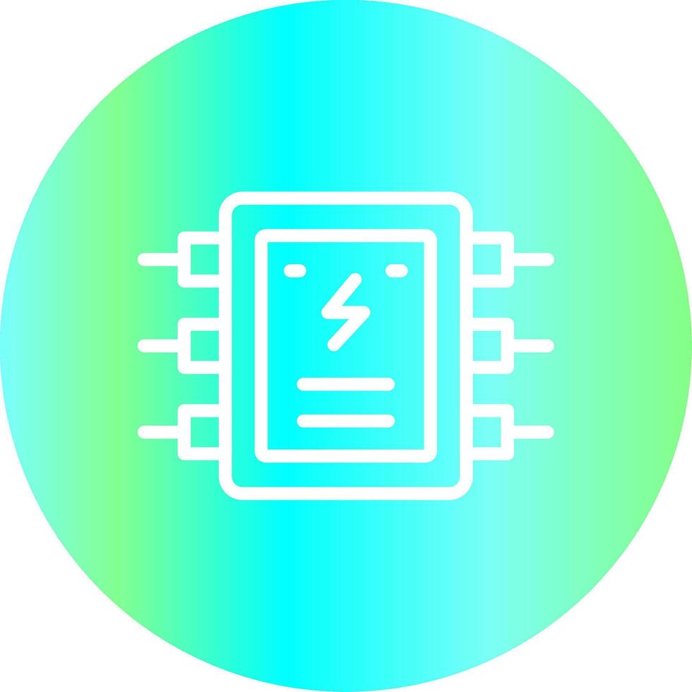 Electrical Panel Creative Icon Design vector