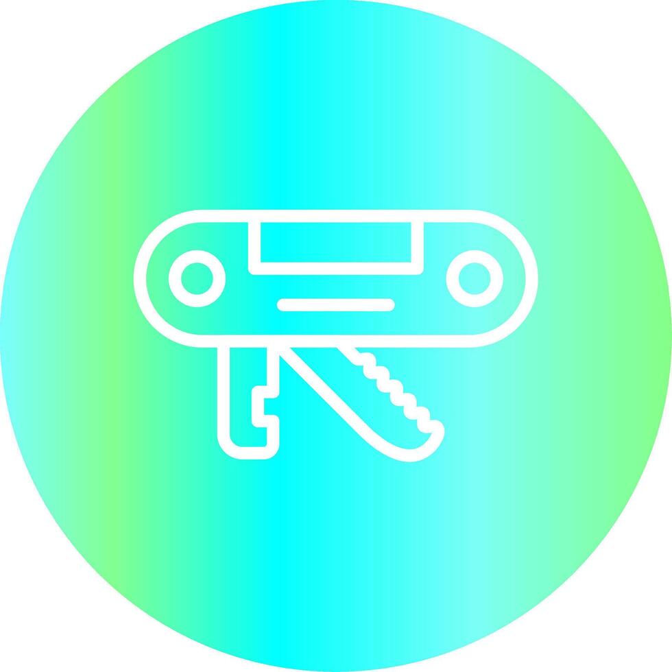 Swiss Army Knife Creative Icon Design vector