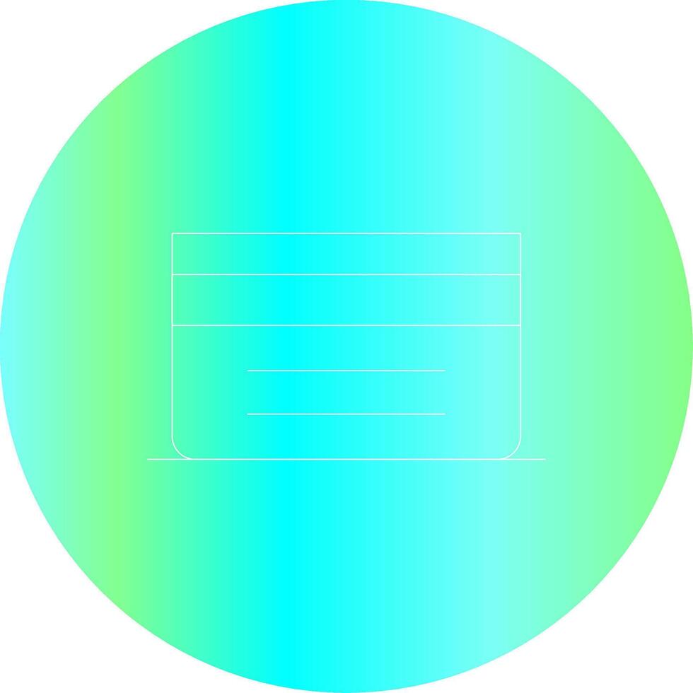 Line Gradient Circle Design vector