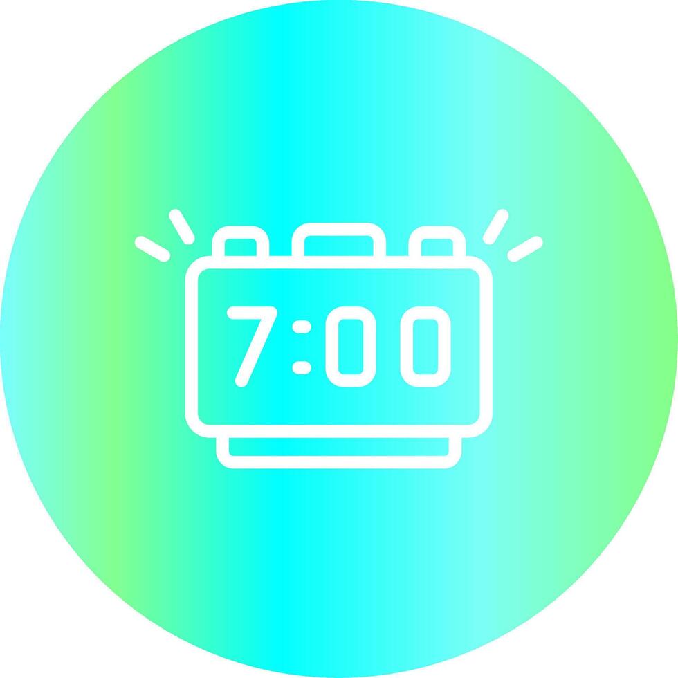 Alarm Creative Icon Design vector