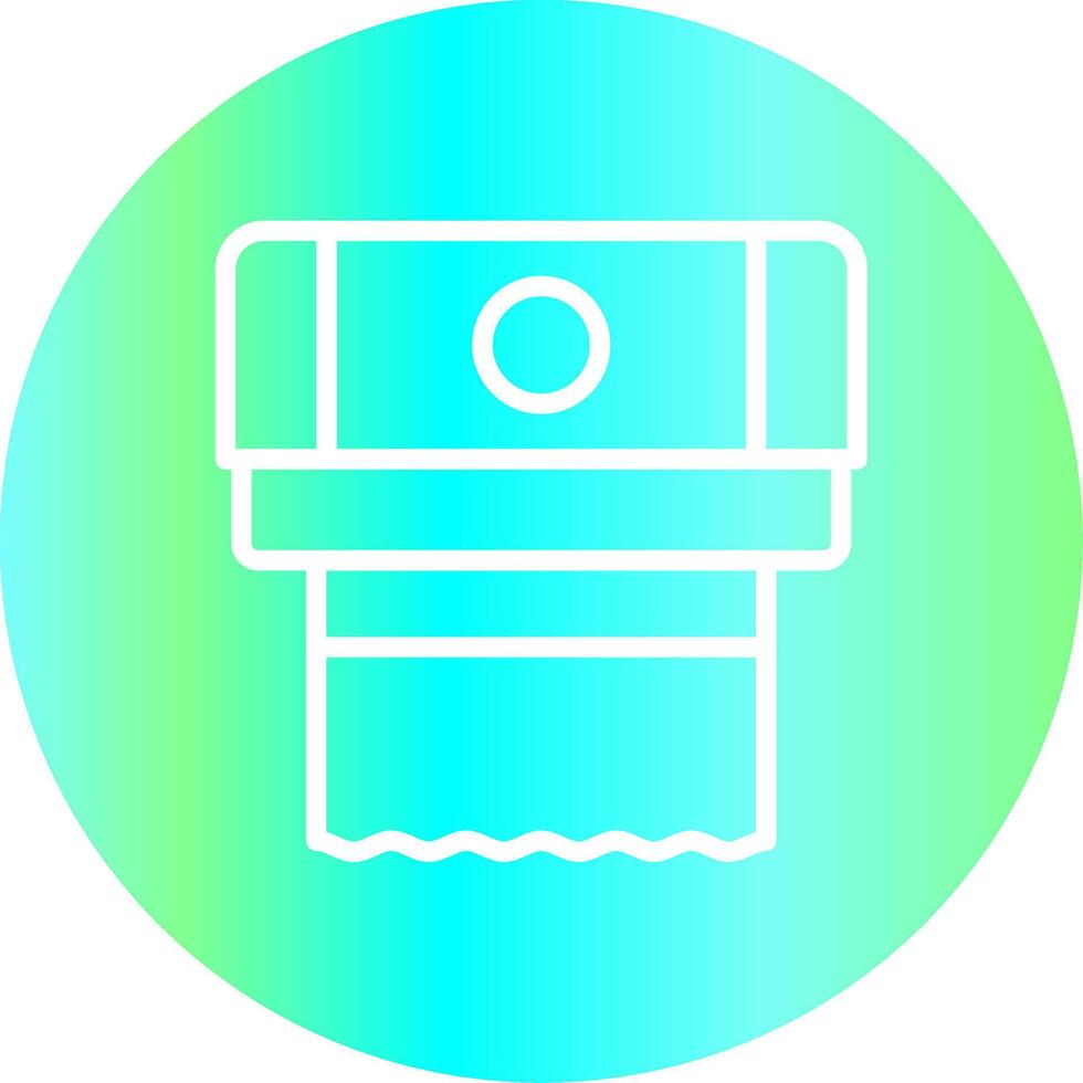Paper Towel Creative Icon Design vector