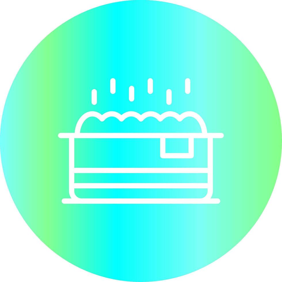 Hot Tub Creative Icon Design vector