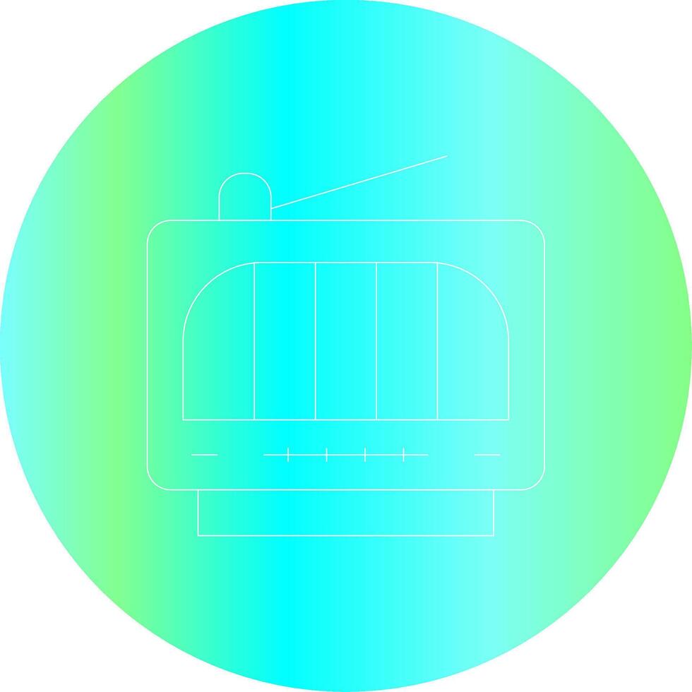 Radio Creative Icon Design vector