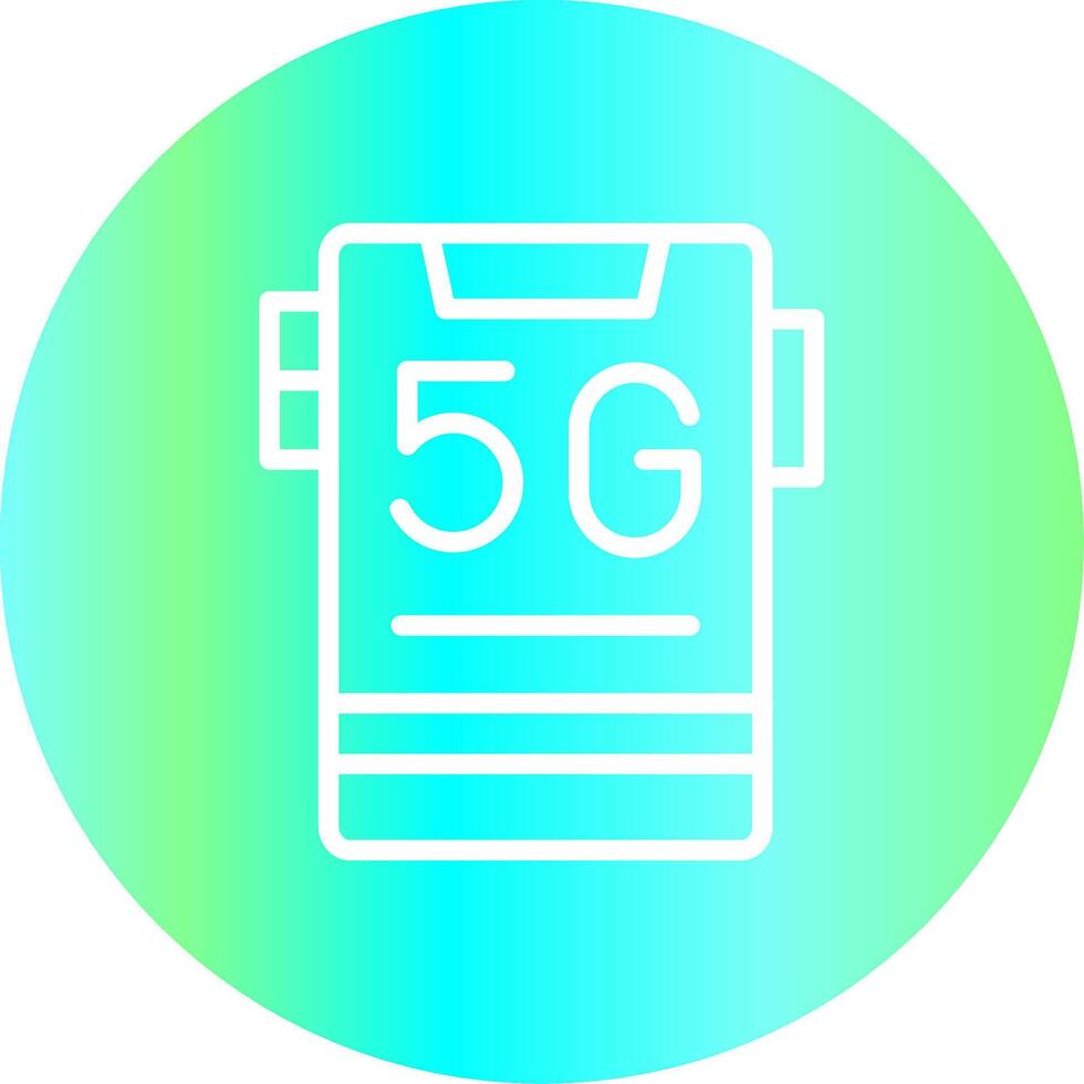 5G Creative Icon Design vector