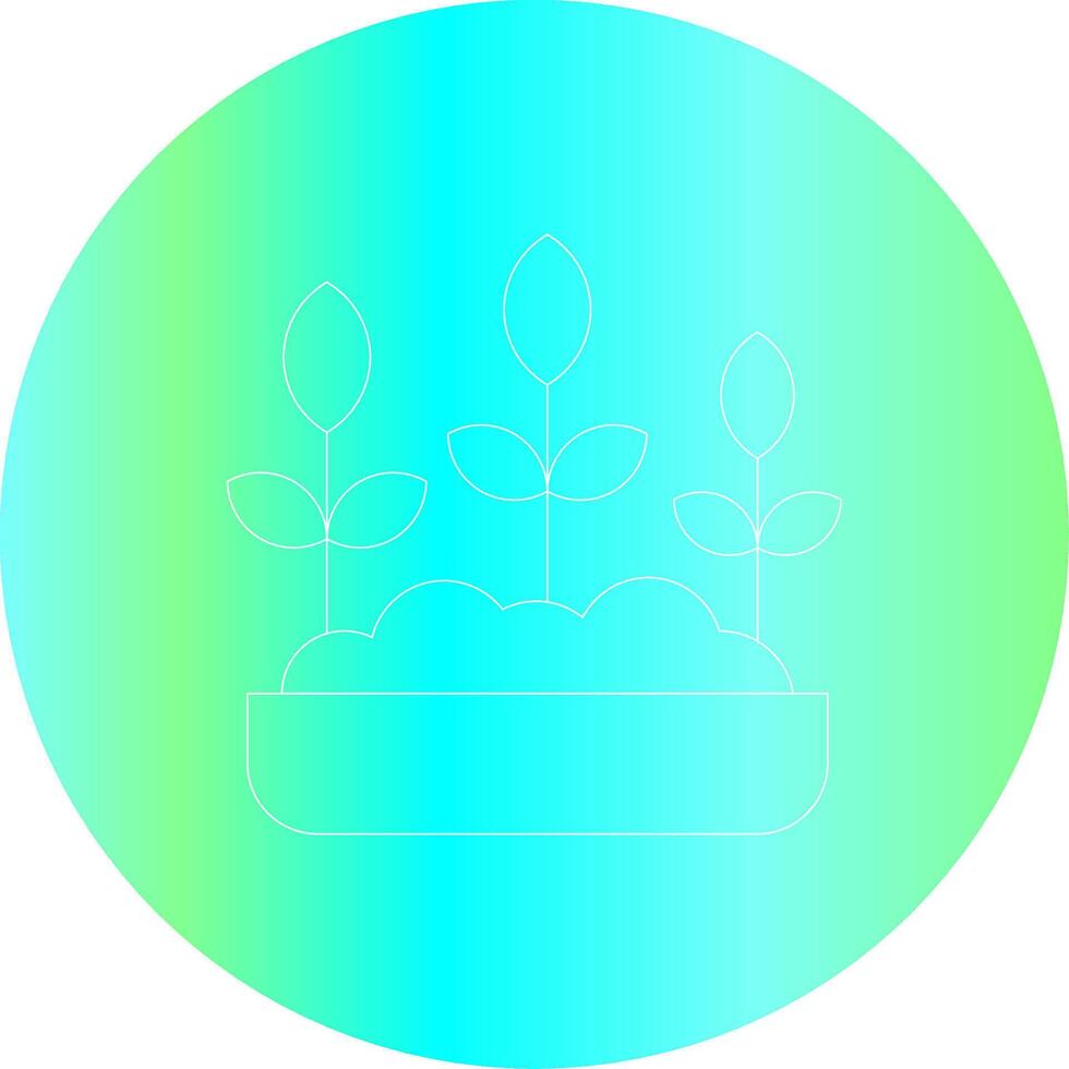 diseño de icono creativo de jardinería vector