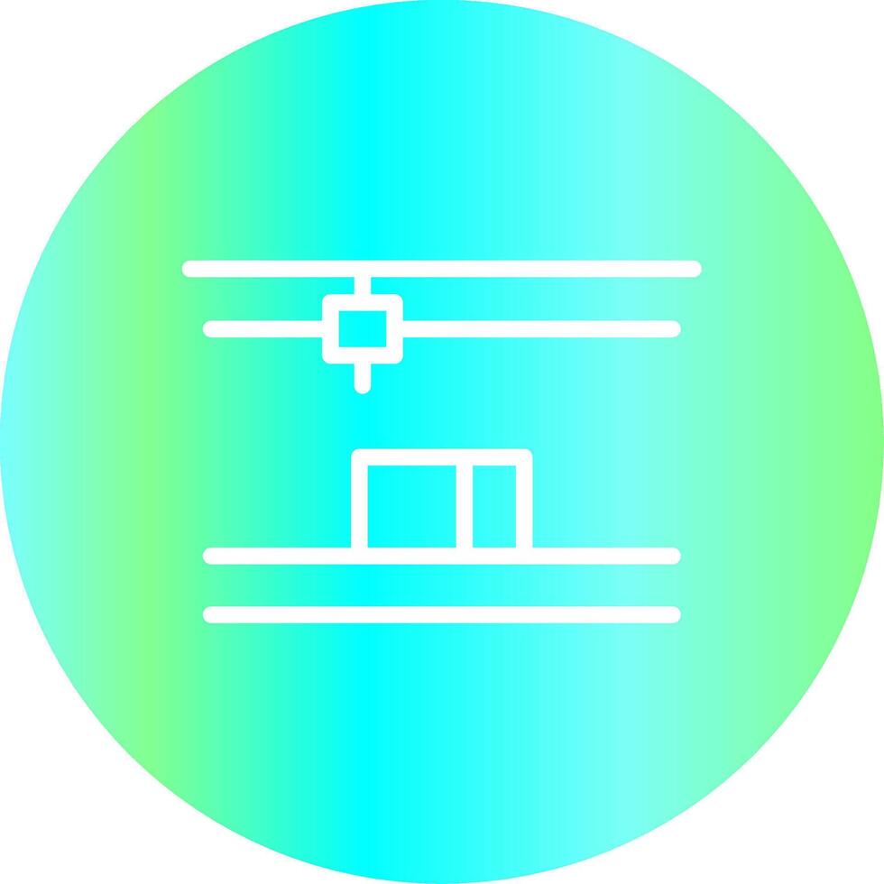 3D Printing Creative Icon Design vector