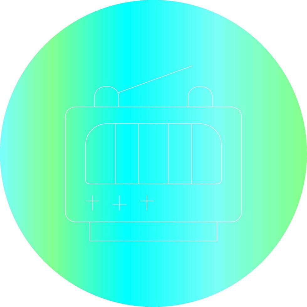 Radio Creative Icon Design vector