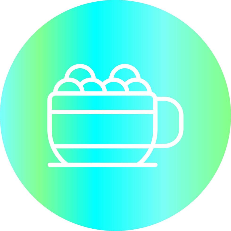 Hot Chocolate Creative Icon Design vector