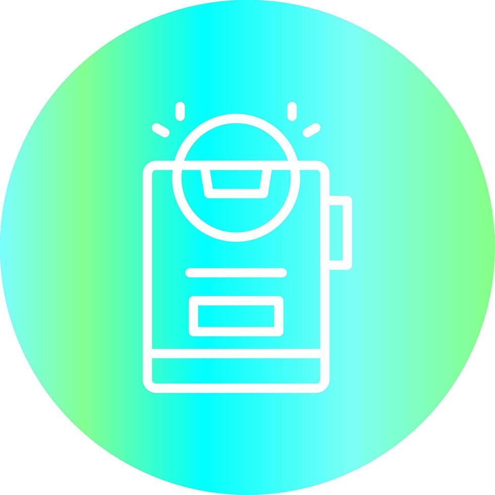 Light Creative Icon Design vector