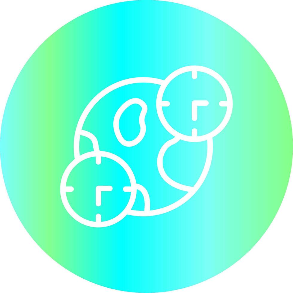 Jet Lag Creative Icon Design vector