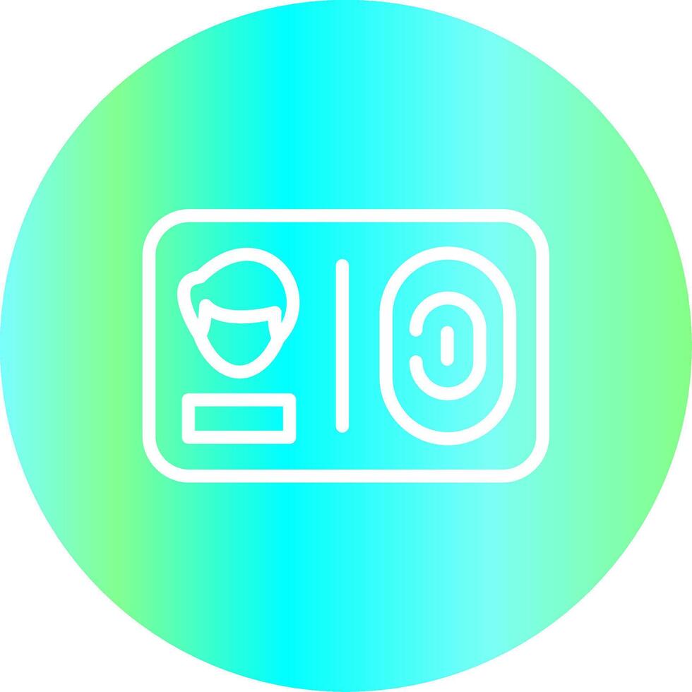 Smart Card Creative Icon Design vector