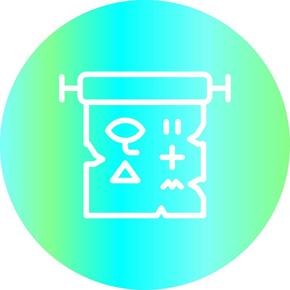 Hieroglyph Creative Icon Design vector