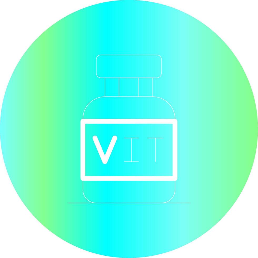 diseño de icono creativo de vitaminas vector