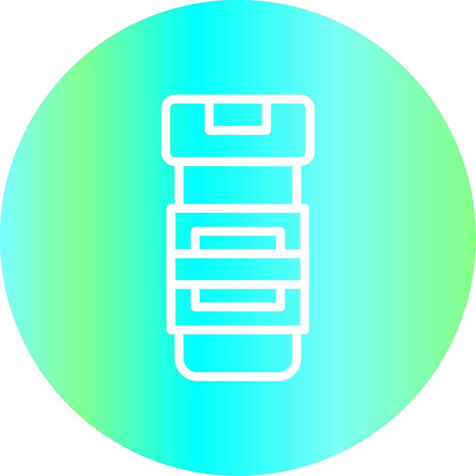 Test Tube Creative Icon Design vector