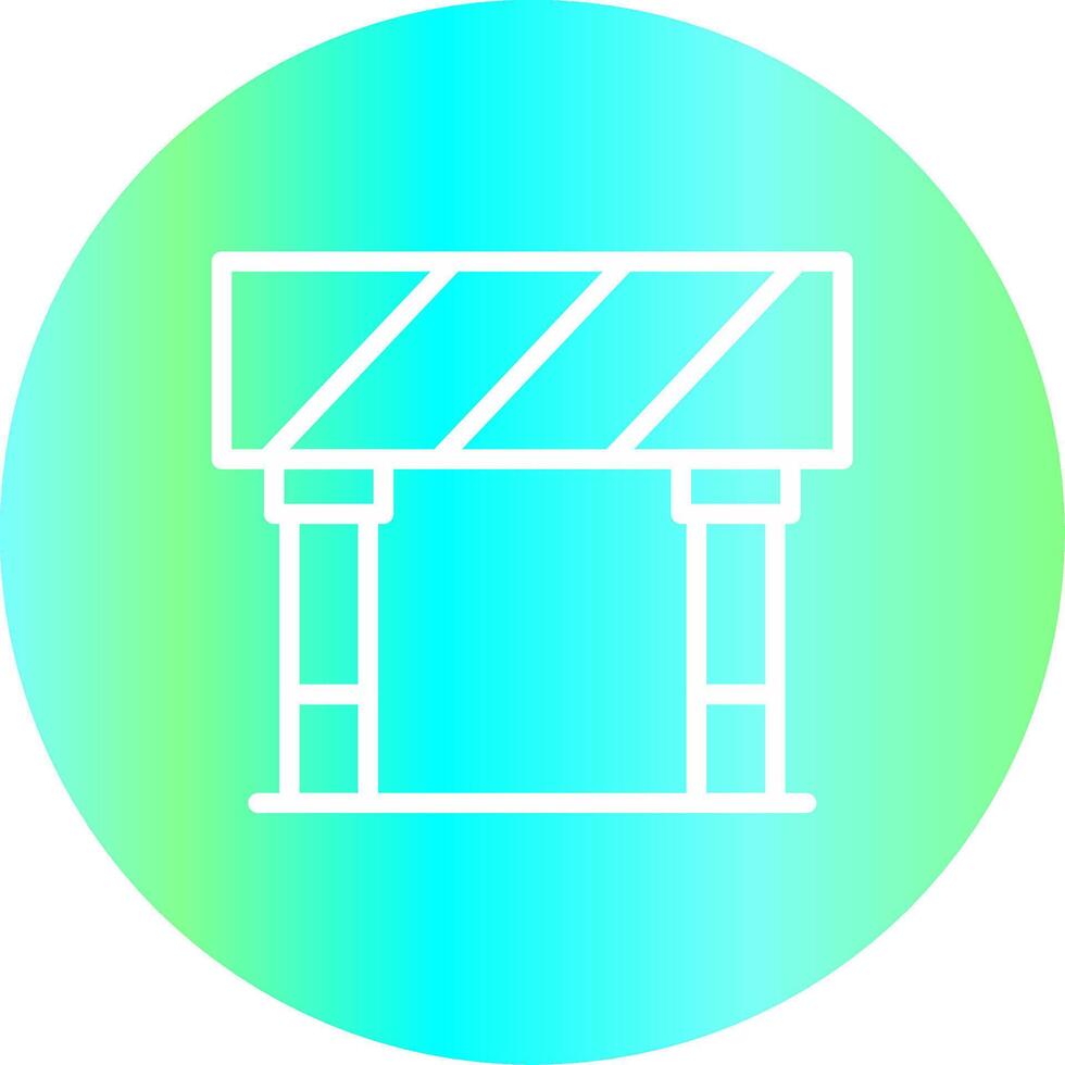 Barrier Creative Icon Design vector
