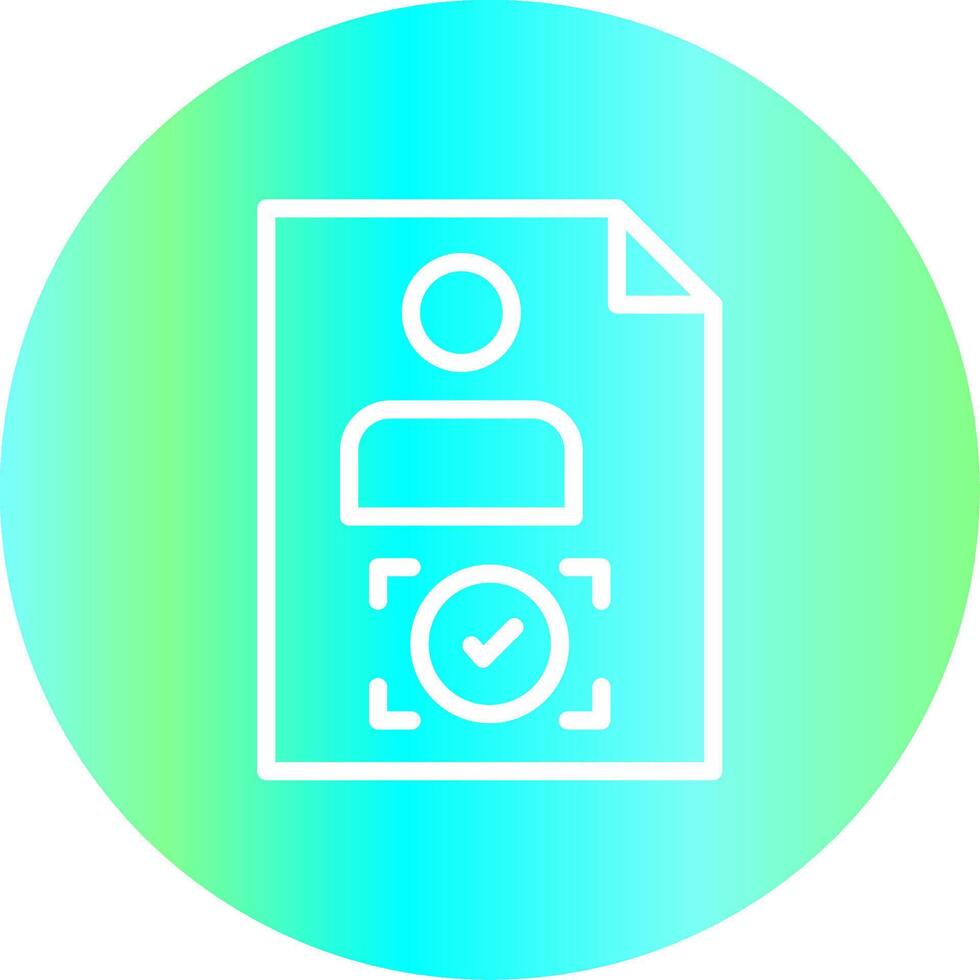 Approval Creative Icon Design vector