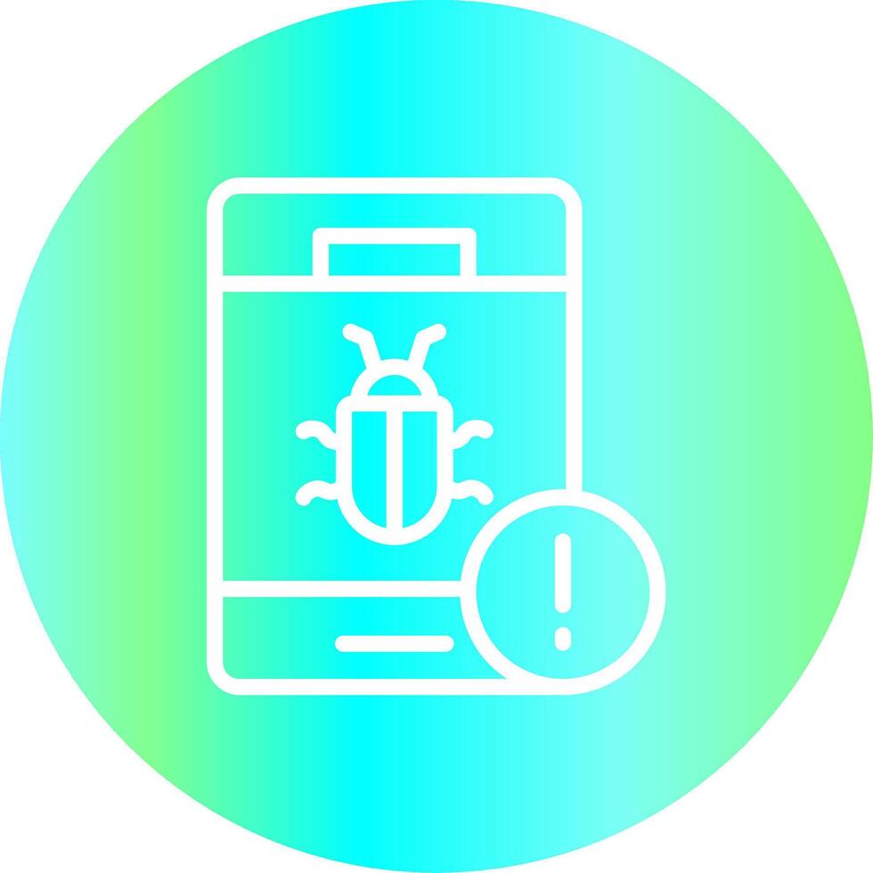 Bug Creative Icon Design vector