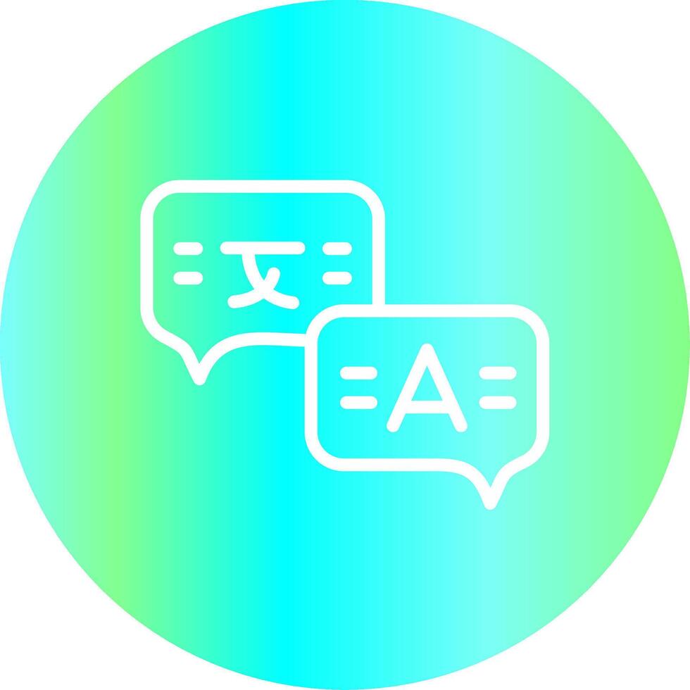 Language Creative Icon Design vector