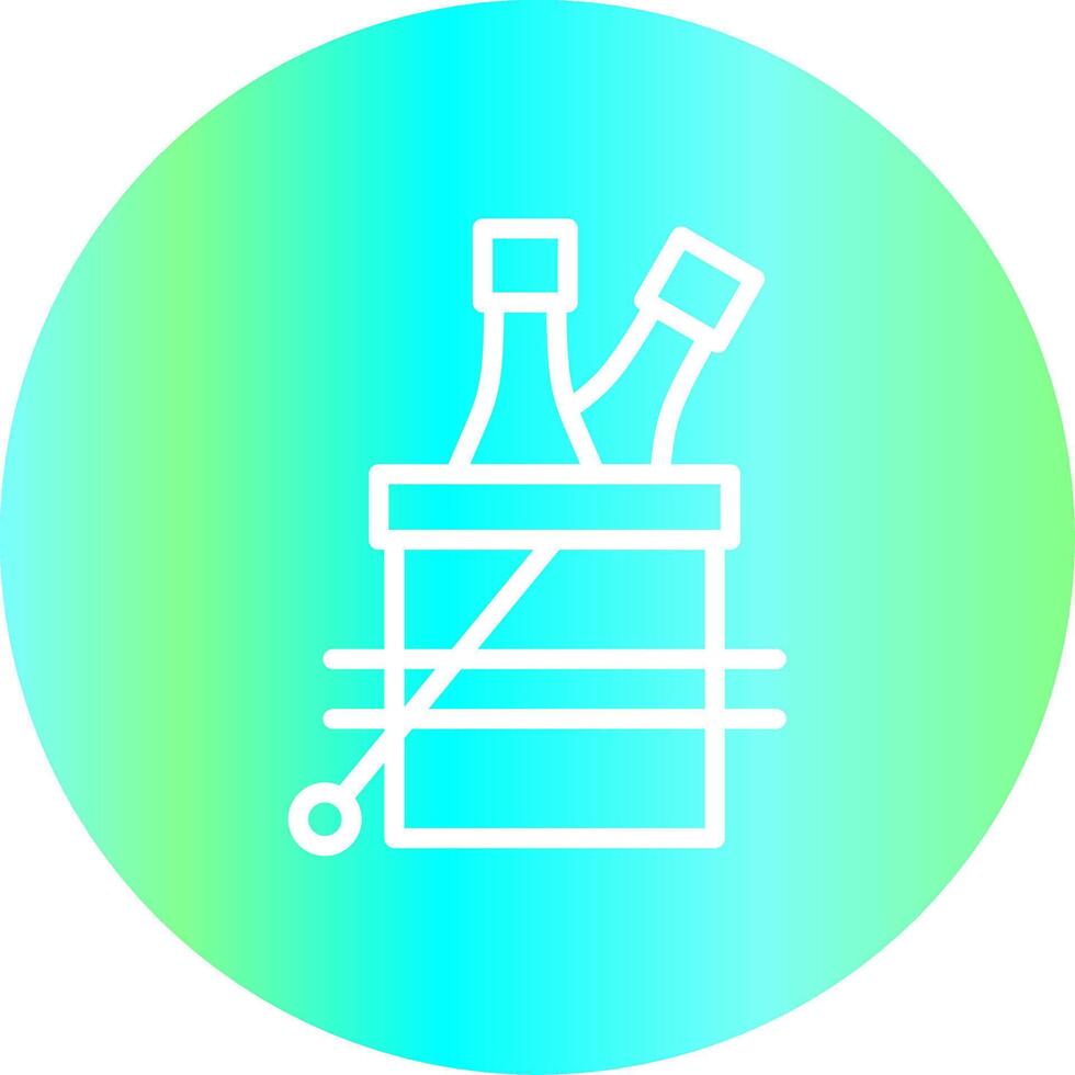Champagne Creative Icon Design vector