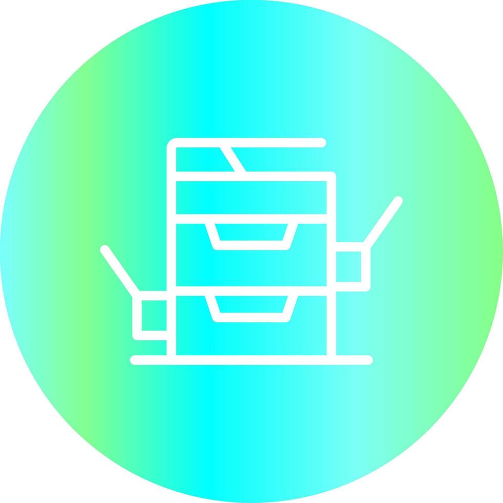 Copy Machine Creative Icon Design vector