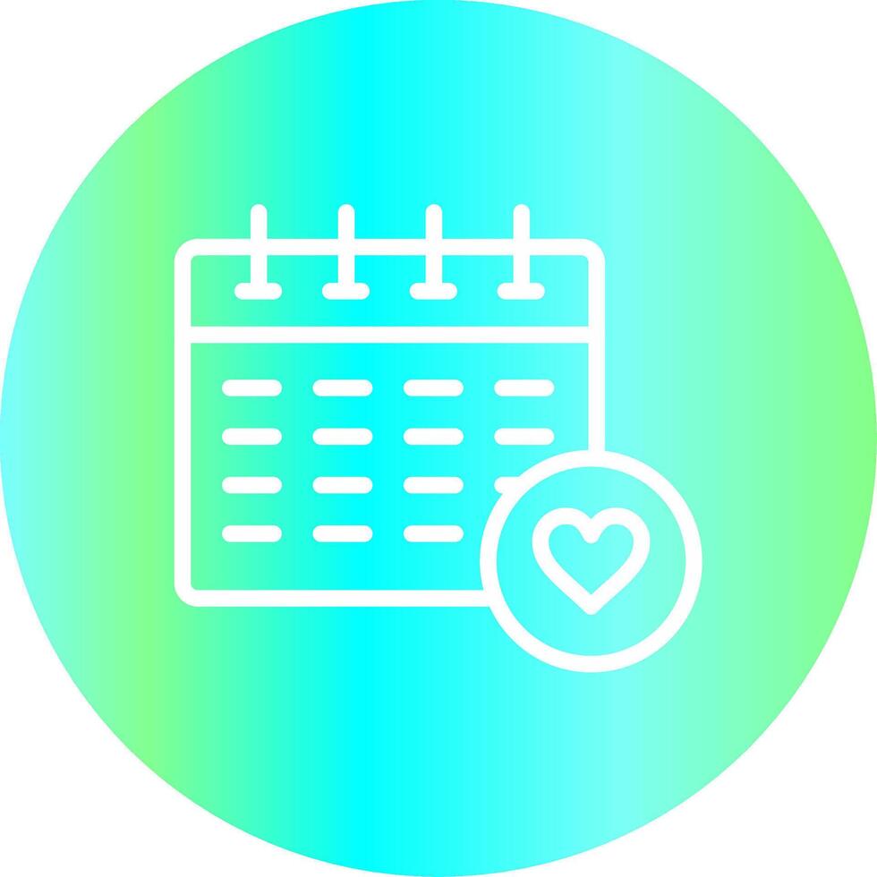 diseño de icono creativo de calendario vector