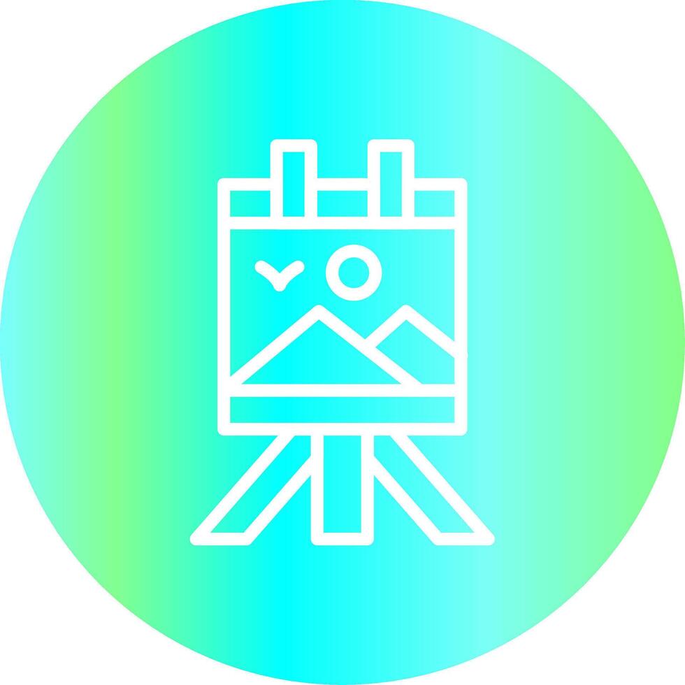 Canvas Creative Icon Design vector