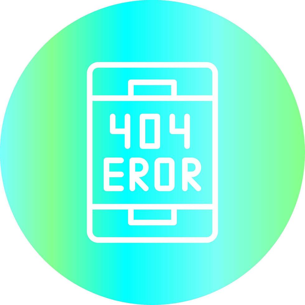 Error Creative Icon Design vector