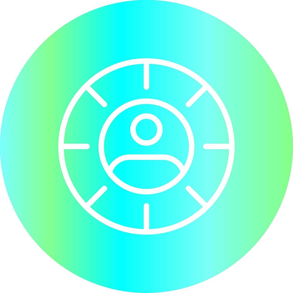 Targeting Creative Icon Design vector