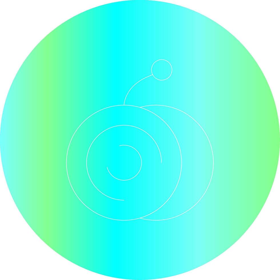 Line Gradient Circle Design vector