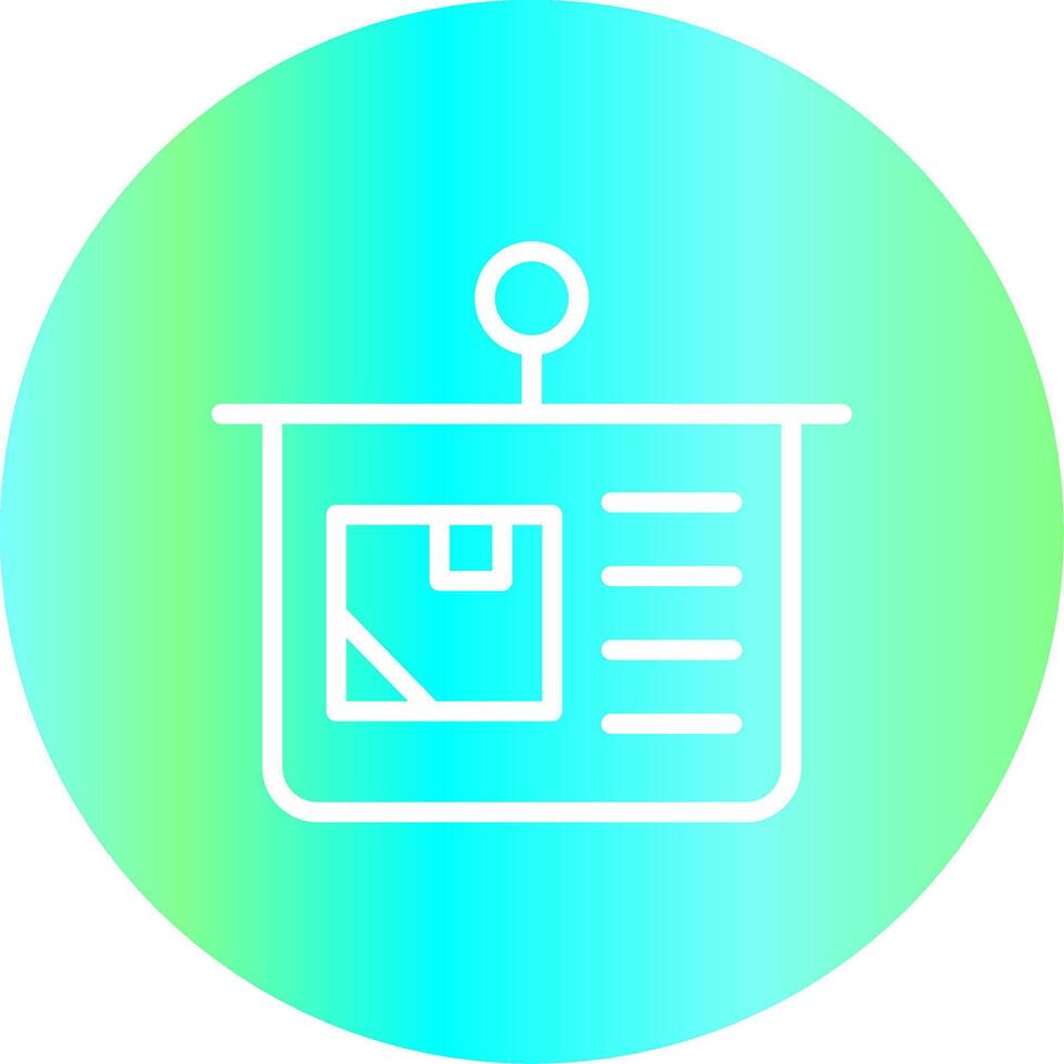 Product Presentation Creative Icon Design vector