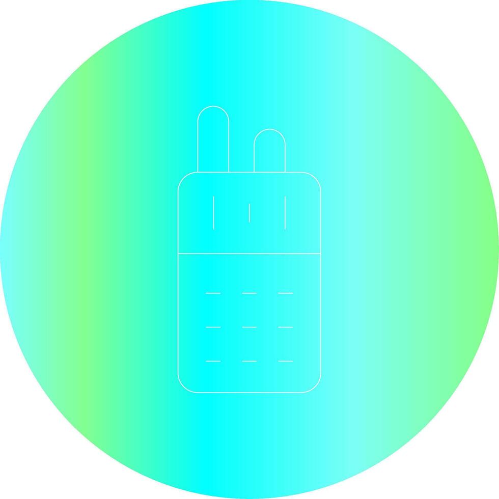 diseño de icono creativo de walkie talkie vector