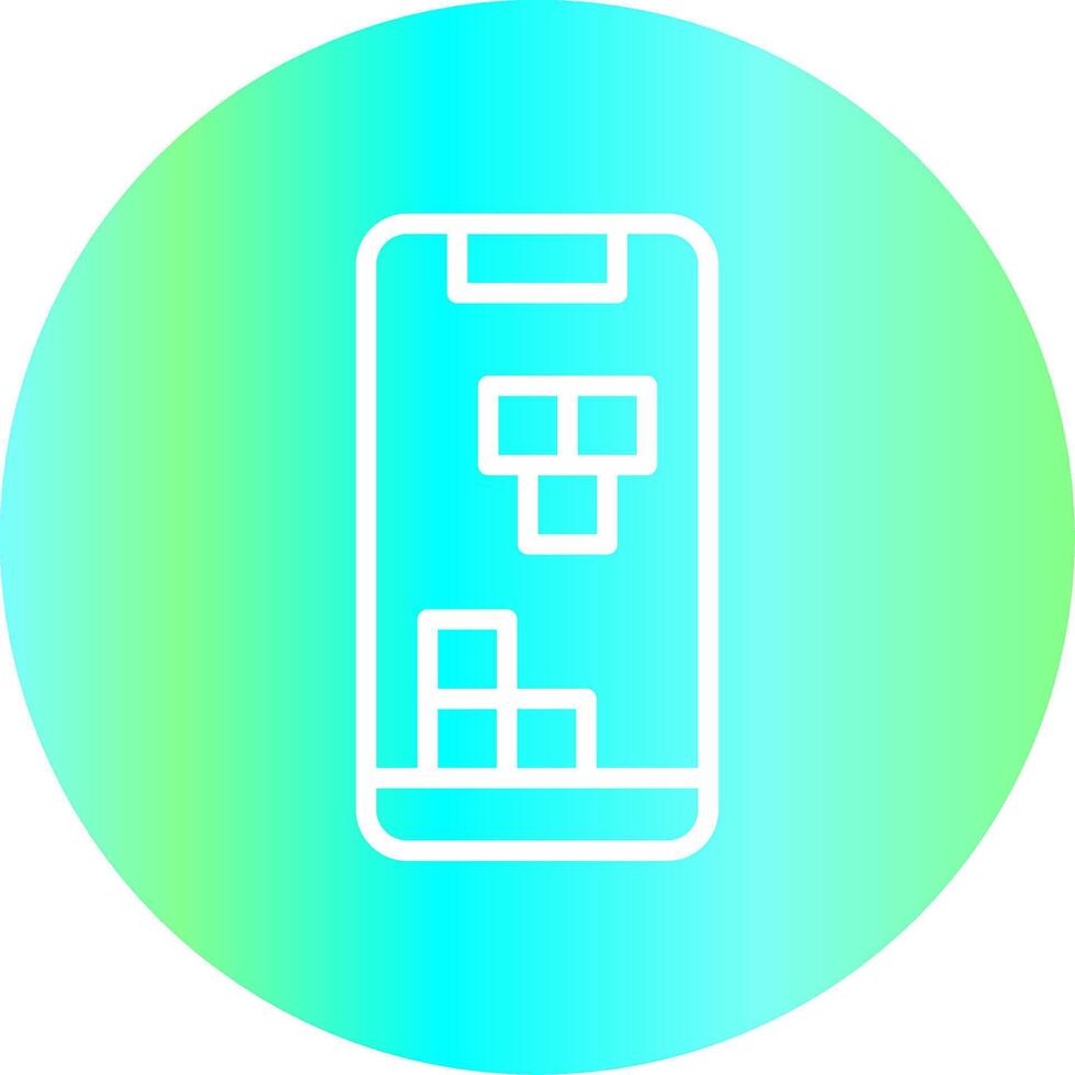 Mobile Gaming Creative Icon Design vector