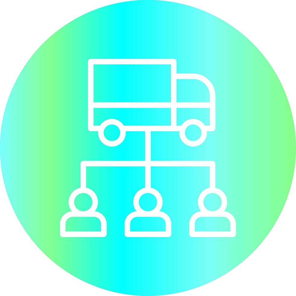 Line Gradient Circle Design vector