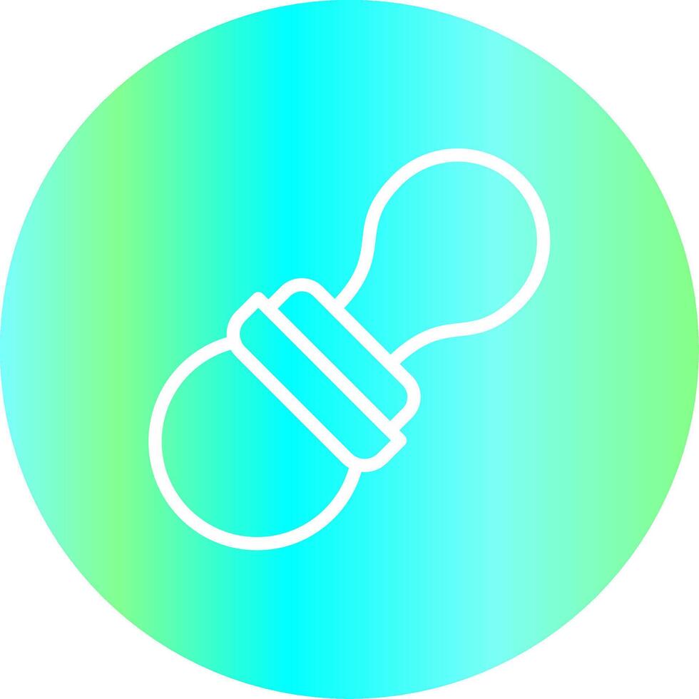 Line Gradient Circle Design vector