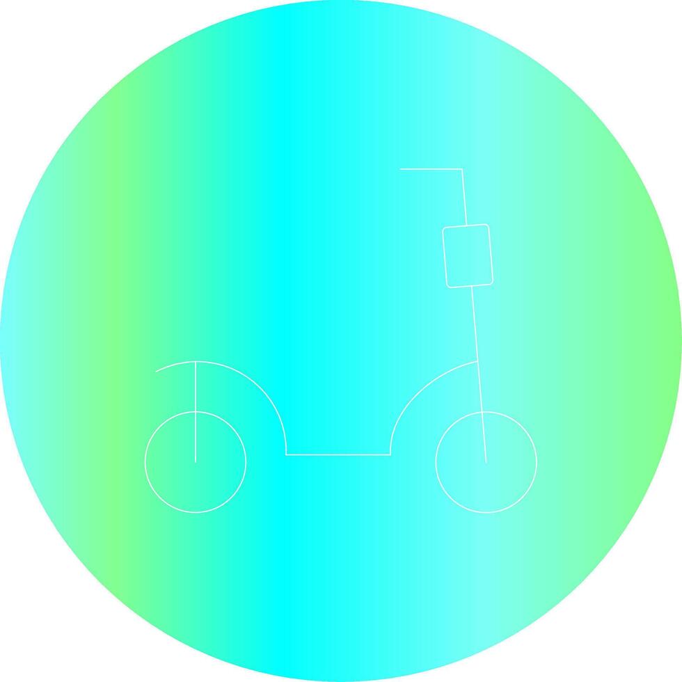 diseño de icono creativo de scooter vector