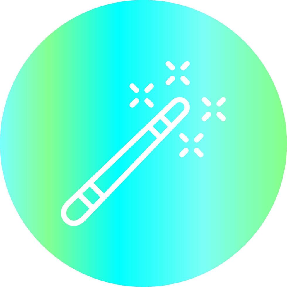 Magic Stick Creative Icon Design vector