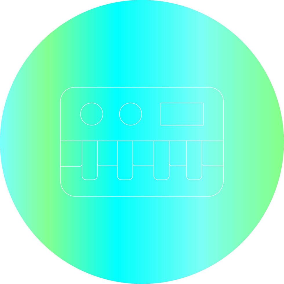 Line Gradient Circle Design vector
