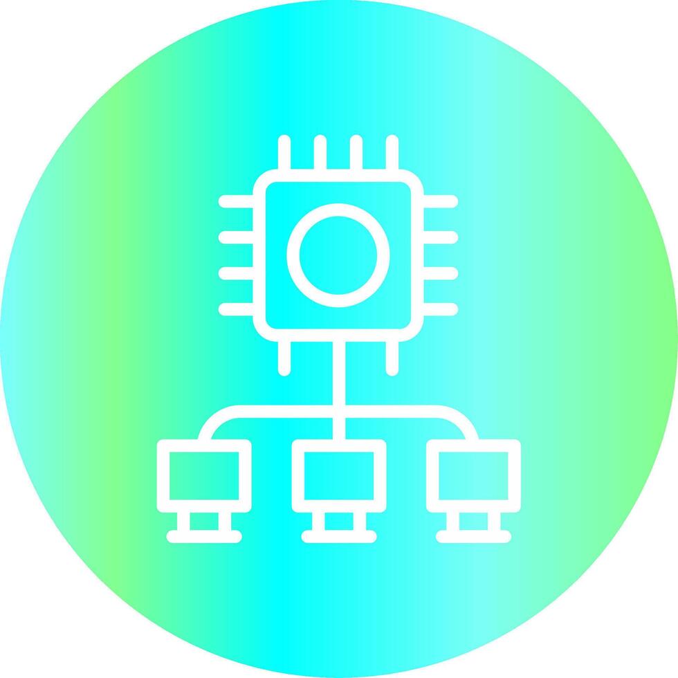 Intelligent Control Creative Icon Design vector