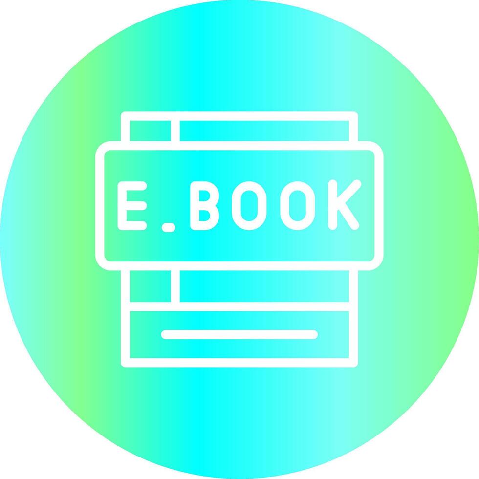 Ebooks Creative Icon Design vector