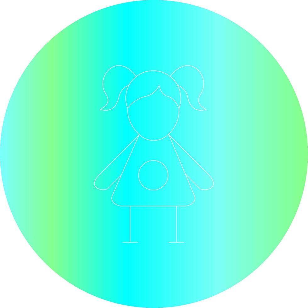 Doll Creative Icon Design vector