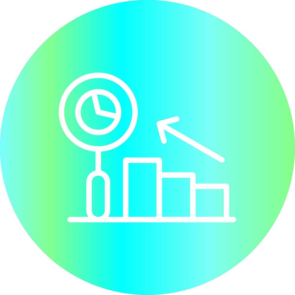 Predictive Analytics Creative Icon Design vector