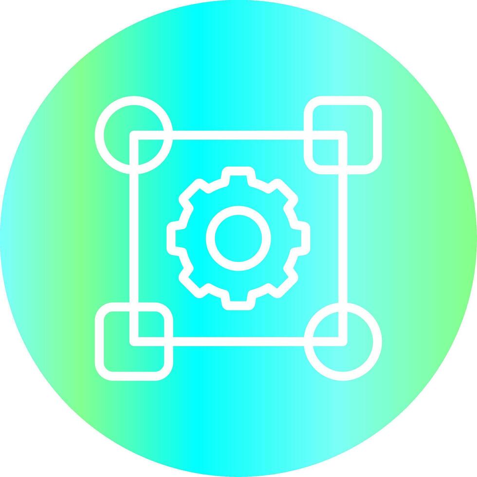 Pattern System Creative Icon Design vector